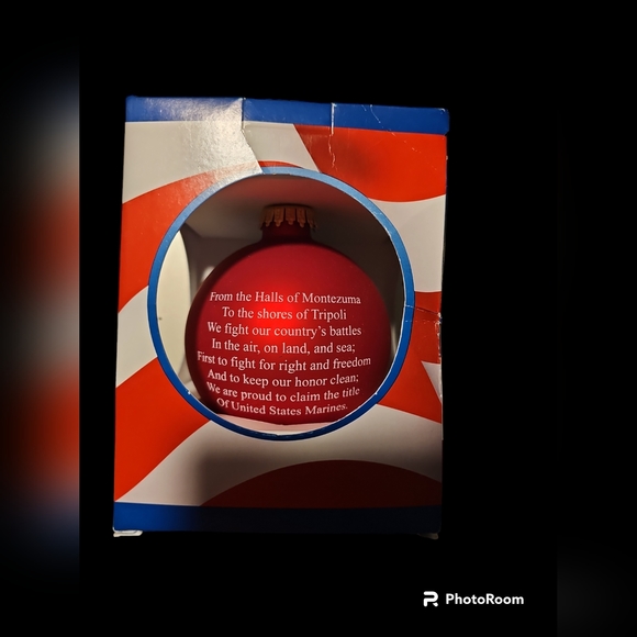 Marine Corp Christmas ornament - Picture 2 of 2